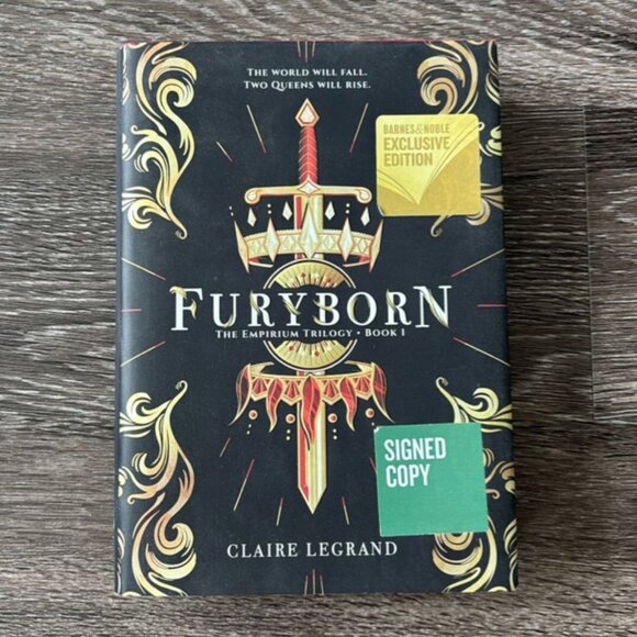 NWT SIGNED Furyborn by Claire Legrand Hardcover - Picture 1 of 4